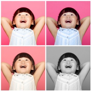 2x2女生4格表情包