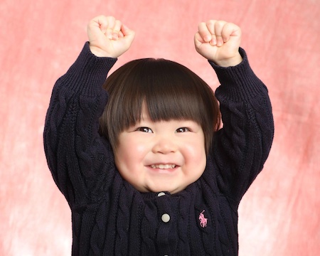 開心女孩拍攝學生相